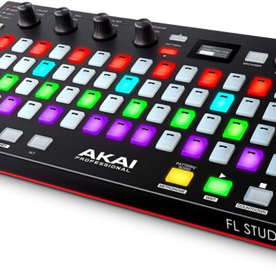 Akai Professional USB MIDI Controller for FL Studio with 64 RGB Clip/Drum Pad Matrix (Fire).