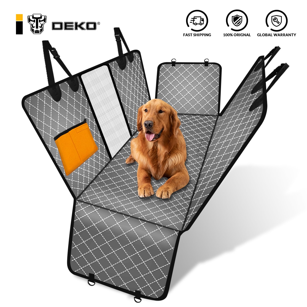 DEKO Dog Car Seat Cover View Mesh Pet Carrier Hammock Safety Protector Car  Rear Back Seat Mat. | Eshop-Planet