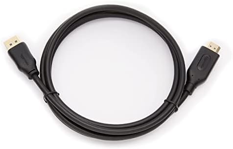 Amazon Basics DisplayPort to HDMI Display Cable, Uni-Directional, 4k@30Hz, 1920x1200, 1080p, Gold-Plated Plugs, 6 Foot, Black  Electronics - Image 4
