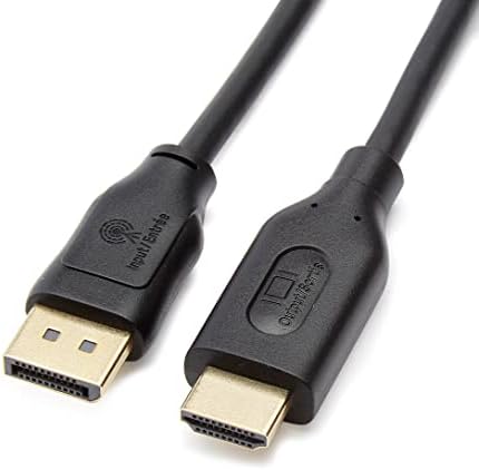 Amazon Basics DisplayPort to HDMI Display Cable, Uni-Directional, 4k@30Hz, 1920x1200, 1080p, Gold-Plated Plugs, 6 Foot, Black  Electronics - Image 5