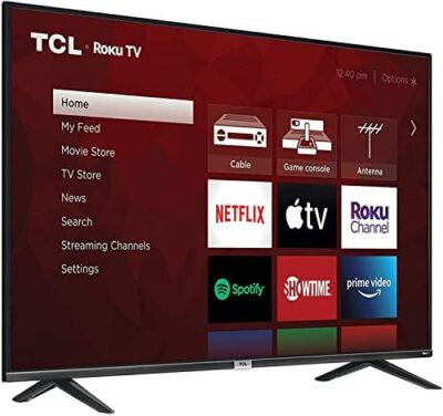 TCL 55" Class 4-Series 4K UHD HDR Smart Roku TV – 55S435, 2021 Model  Electronics